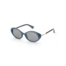 Gafas de sol - NINA RICCI - SNR481 - Azul transparente brillante - Acetato - Ovalado 53/19/140