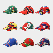 (21, 52-56cm) World Cup Team Flag Baseball Cap for Kids 54cm Head Circumference Stylish Young Fan Hat