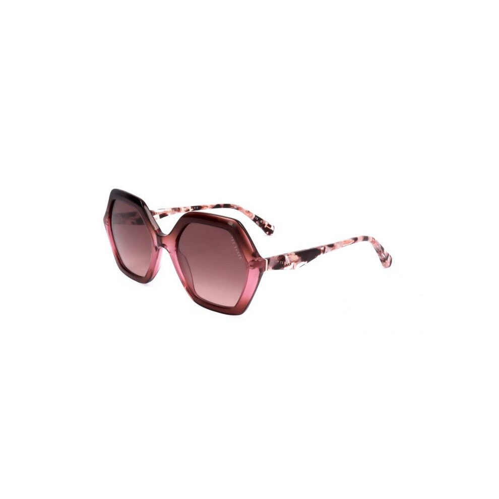Ted Baker Tb1736 Sunglasses 52/19/140 Gloss Wine Grad Acetate Woman Tb1736