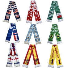 (Germany) 2026 World Cup Scarf Fan Scarf Polyester Neck Warmer Flag Soccer Stadium Team Support Tassel