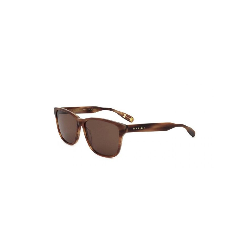 Ted Baker Tb8232 Sunglasses 56/14/145 Horn/ Acetate Man Tb8232 Brown/Light