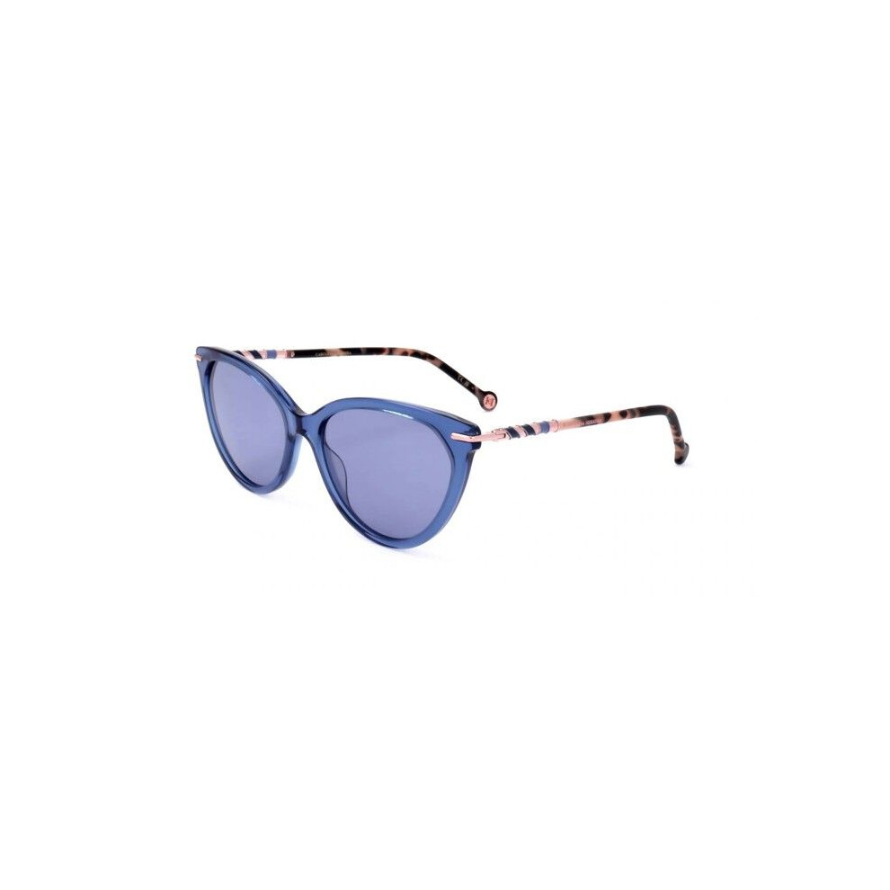 Carolina Herrera Sunglasses - Her 0093/S - Blue Havana - Acetate - 57Mm