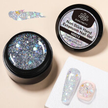 (NSG13) BORN PRETTY Nail Extension Gel Non-Sticky Hand-Moldable Scuplting Gel for Nail Art Clear Slip Gel 30ml
