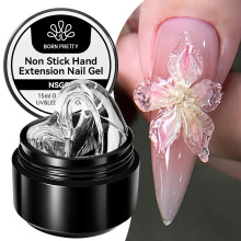 (NSG01) BORN PRETTY Nail Extension Gel Non-Sticky Hand-Moldable Scuplting Gel for Nail Art Clear Slip Gel 30ml