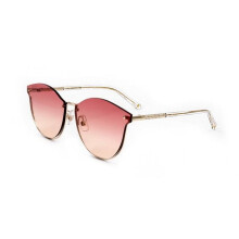 Sunglasses - SWAROVSKI - SK0302 K - Gold metal frame - Round - 66 mm lenses
