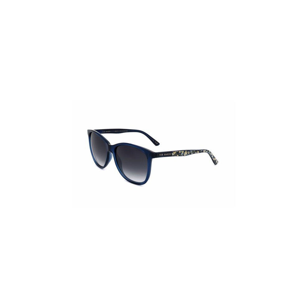 Ted Baker Tb1496 Sunglasses 57/17/145 Acetate Woman Tb1496 Dark/Blue