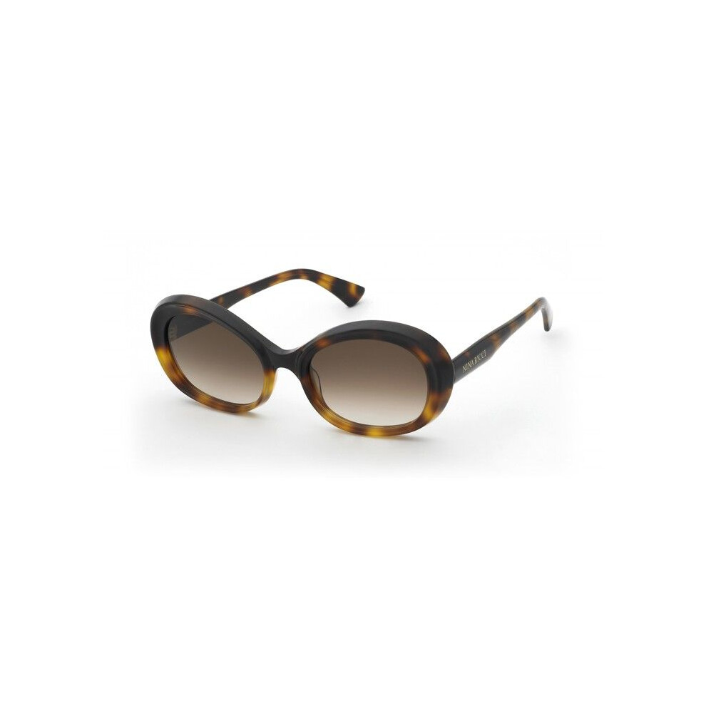 Nina Ricci Sunglasses Snr459 55/20/145 Brown Gradient Acetate Woman Snr459