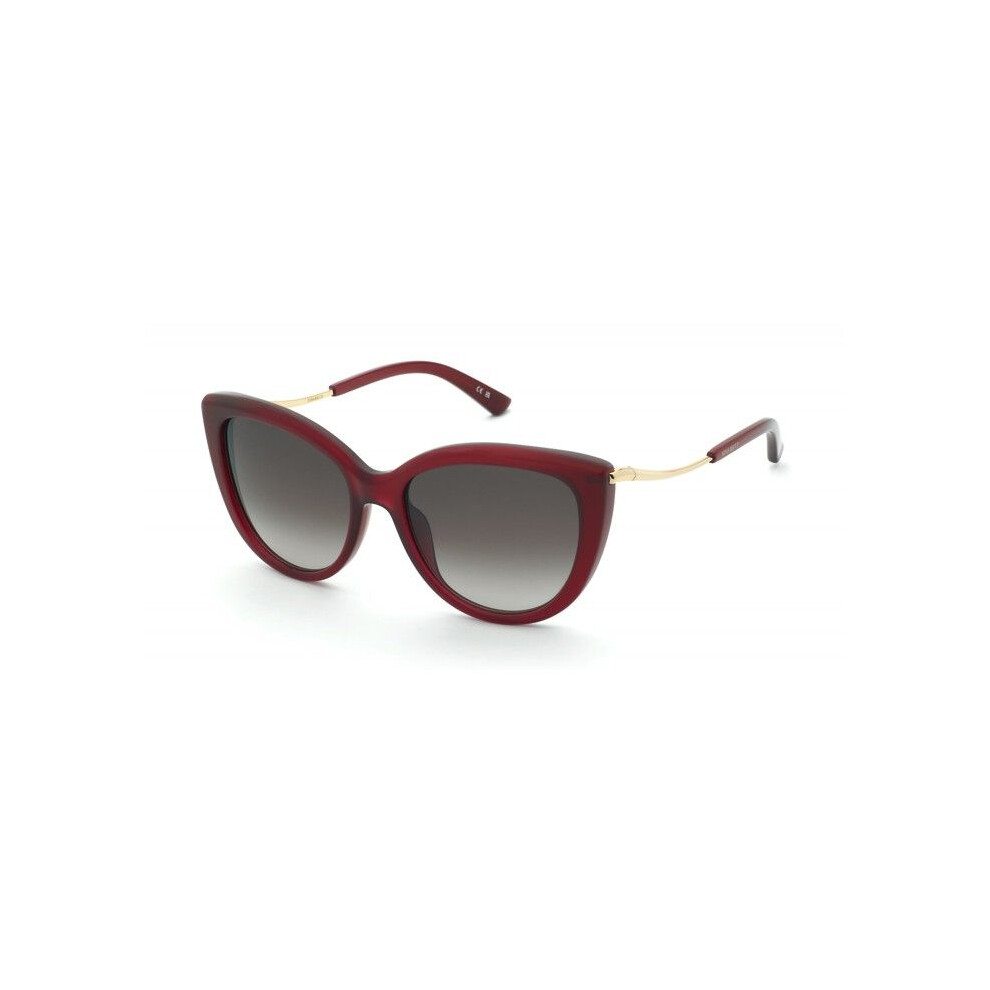 Nina Ricci Sunglasses - Snr437 - Butterfly - Acetate - Shiny Opal Red