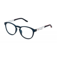 Bril - FILA - VFI875 - Opaline Blauw - Kunststof - Rond