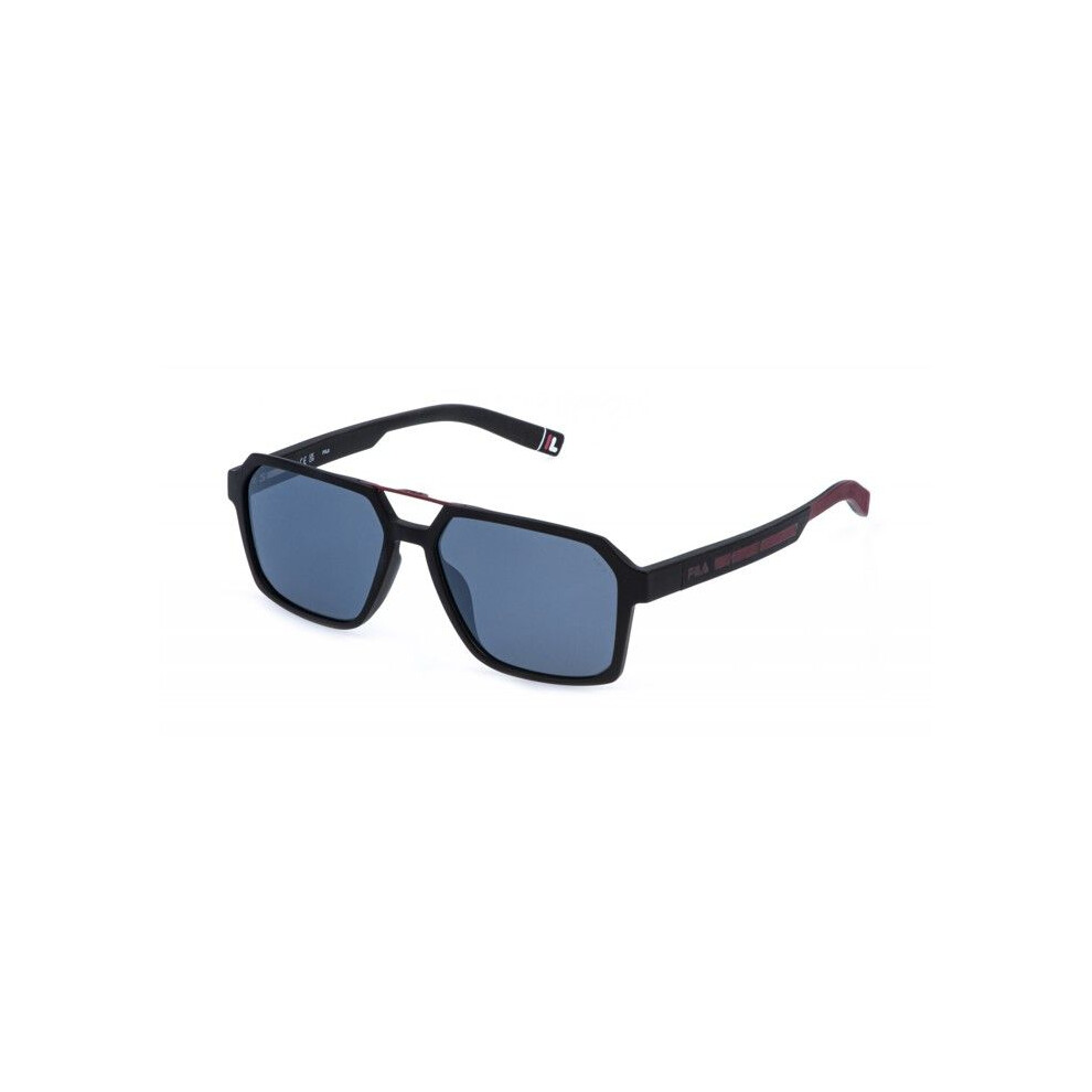 Fila Sfib04 Sunglasses 58/16/145 U28w Matte Black Injected Man Matte Black Sol 58 16 145 190605638941