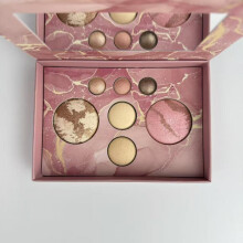 7-Color Multi-Function Eyeshadow Palette Matte Shimmer Highlighter Contour Blush All-in-One Natural Nude Look Long-Lasting