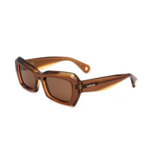 Gafas de sol - LANVIN - LNV662S - Ámbar transparente - Acetato - Cuadradas