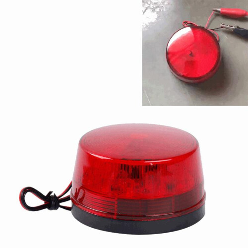 LED-Blitzwarnleuchte, Wartungsanzeigeleuchte, Fehlerleuchte, Mini-Sicherheitsleuchte (Rot) Geschenk: Blitzwarnleuchte (Rot) 1