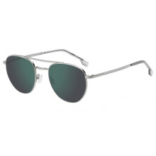 Zonnebril Boss BOSS 1631/S 53/21/145 RUTHENIUM/GROEN MIRROR metaal man BOSS 1631/S
