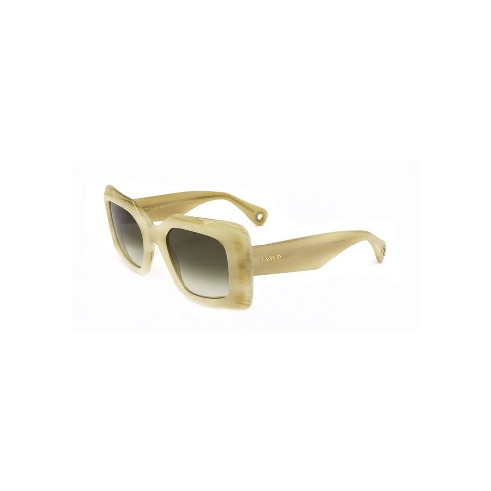 Lanvin Sunglasses Lnv649s 50/21/140 Ivory Horn Acetate Woman Lnv649s