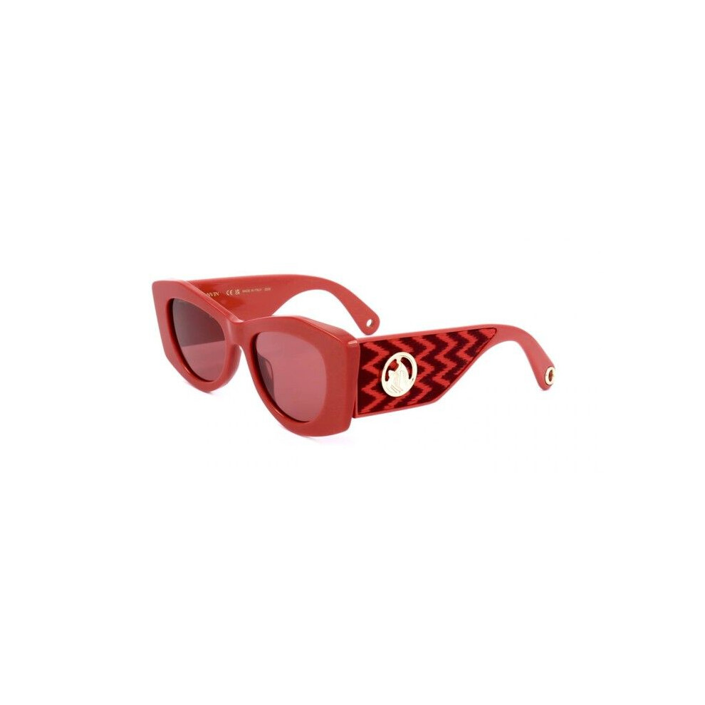 Lanvin Sunglasses Lnv638s 52/18/140 Red Acetate Woman Lnv638s