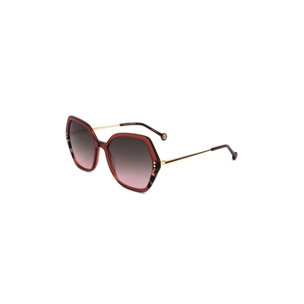 Carolina Herrera Sunglasses - Her 0185/S - Burgundy Havana - Acetate - 55-18-145