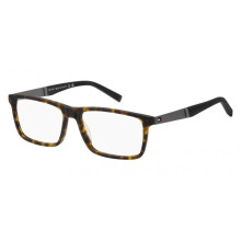 Óculos de Grau Tommy Hilfiger TH 2084 55/16/145 Acetato matte havana MAN TH 2084