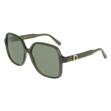 Aurinkolasit - FERRAGAMO - SF2069SE - Läpinäkyvä vihreä - 57/15/140 - Muovikehys
