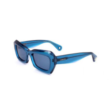 Gafas de sol - LANVIN - LNV662S - Acetato - Transparente azul (azul) - Cuadrado