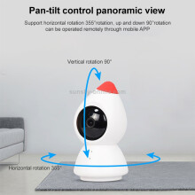 Yt43 2Mp Hd Wireless Indoor Home Camera (Little Red Hat Style), Supports Motion Detection, Infrared Night Vision, And Micro Sd Card (Color Gifts: Eur