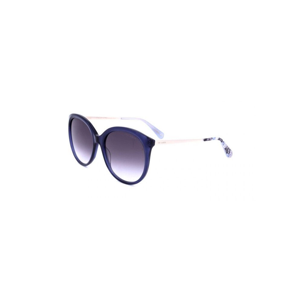 Ted Baker Tb1741 Sunglasses 55/18/140 Gloss Crystal Navy Acetate Woman Tb1741