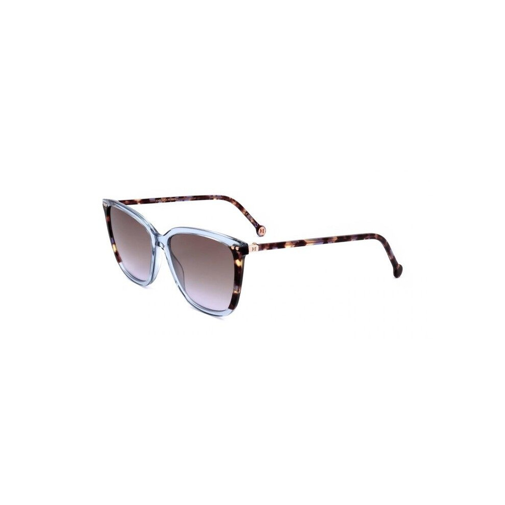 Carolina Herrera Sunglasses - Her 0245/S 55/17/145 - Acetate - Blue - Women