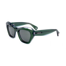 Sunglasses - LANVIN - LNV663S - Transparent green - Acetate - Square 53/19/140