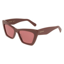 Gafas de Sol - FERRAGAMO - SF929SN - Burdeos (55) - Plástico ZYL - Forma mariposa