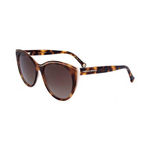 Sunglasses - CAROLINA HERRERA - HER 0142/S - Havana white (brown) - Acetate - 56/17/145