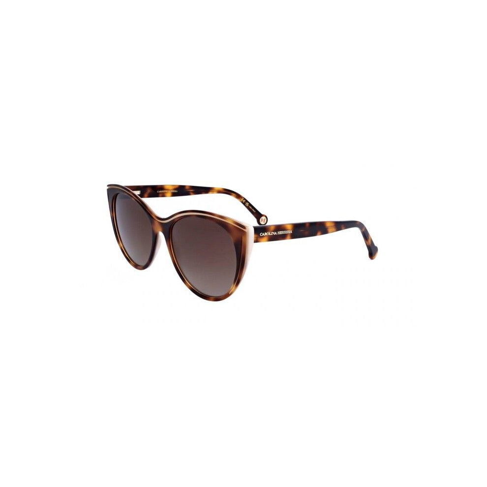 Carolina Herrera Sunglasses - Her 0142/S - Havana White (Brown) - Acetate - 56/17/145