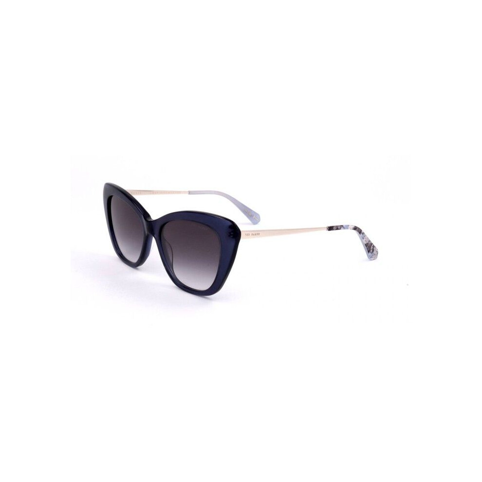 Ted Baker Tb1742 Sunglasses 53/17/140 Gloss Crystal Navy Acetate Woman Tb1742