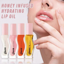 (1pcs, Honey gold) Butter Honey Lip Oil Tinted Lip Gloss Moisturizing Nourishing Lip Care With Natural Color For Soft Shiny Lips