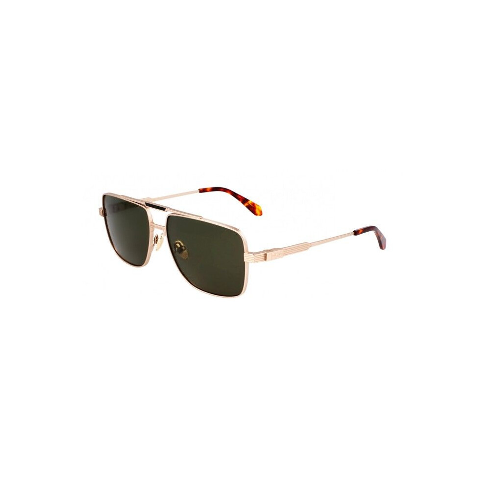 Ferragamo Sunglasses - Sf318s - Titanium - Aviator - Gold 60/15/145