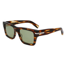 Gafas de Sol - FERRAGAMO - SF2033S - Rayas marrones - Acetato - Cuadradas 53mm
