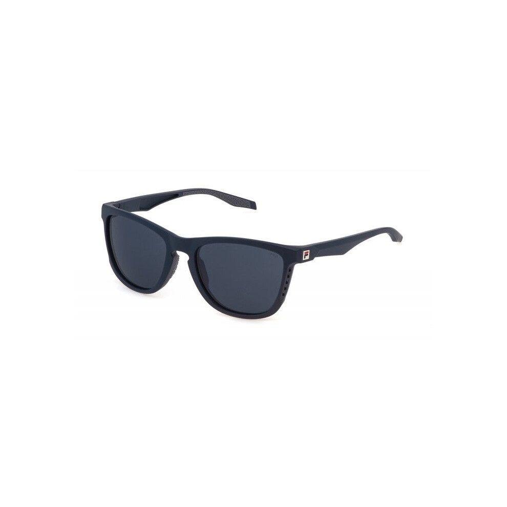 Fila Sfi895 Sunglasses 55/19/145 Matte Dark Blue Injected Man Sfi895