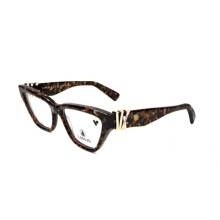 Gafas de Vista - LANVIN - LNV2645 - Acetato marrón texturizado - Tamaño 53-16-140 - Mujer