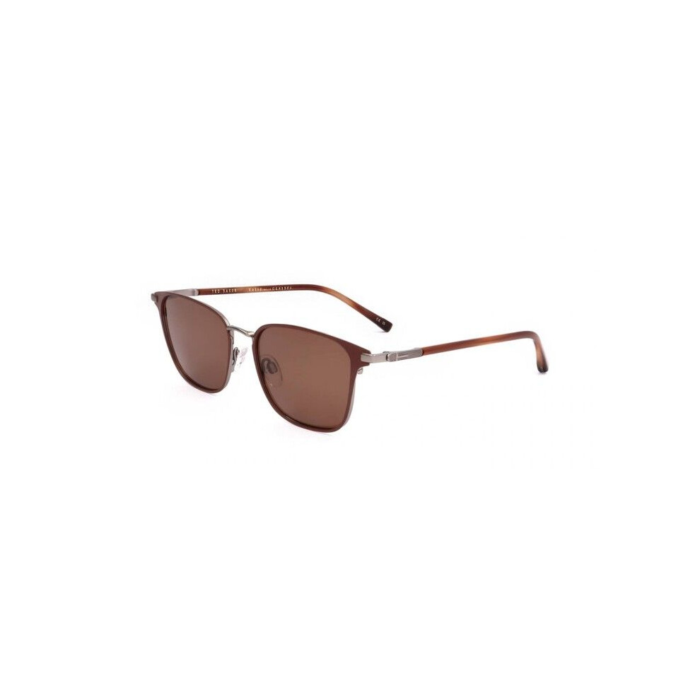 Ted Baker Tb4329 Sunglasses 52/17/140 /Gun Stainless Steel Man Tb4329 Amber