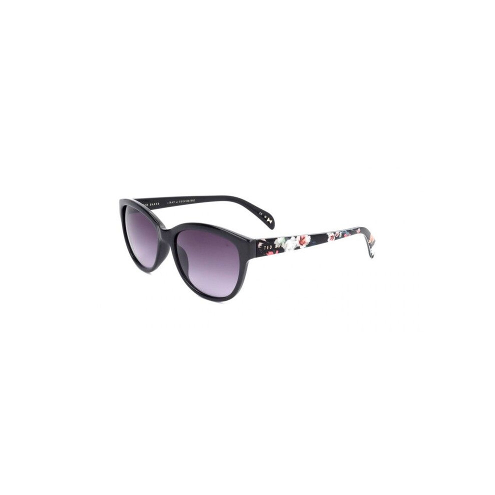 Ted Baker Tb1605 Sunglasses 55/17/140 Metallic Acetate Woman Tb1605 Black