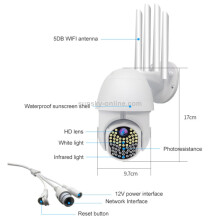 The Al-63 2Mp 1080P Hd Wireless Network Camera Supports Night Vision, Motion Detection, Two-Way Intercom, And Tf Card Input. (Uk Standard) Gifts:NC15