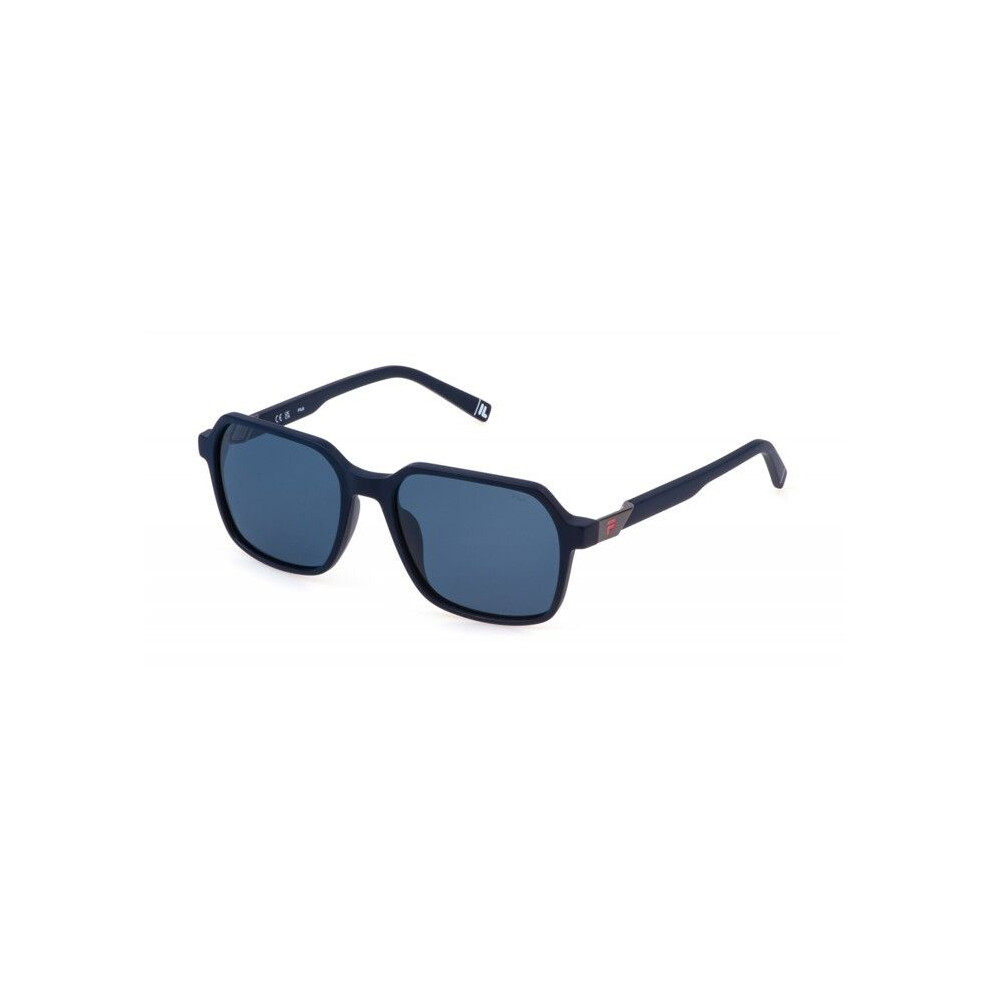 Fila Sfi890v Sunglasses 56/18/145 Matte Blue Acetate Men Sfi890v