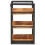 VidaXL vidaXL Bedside Table Brown and Black 38 x 33 x 58 cm Solid Mango Wood 3