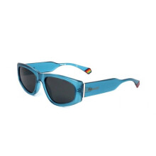 Sunglasses - POLAROID - PLD 6169/S - Azure (blue) - Square plastic frame - Unisex