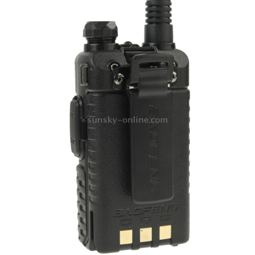Baofeng Uv-5R Διπλής Ζώνης Ασύρματο Τηλέφωνο Δύο Δρόμων, Ένα Συμβατό (Μαύρο). Δώρα:Μαύρο 2