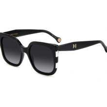 Carolina Herrera HER 0128/S 54/21/145 BLACK WHITE/GREY SHADED acetate women's sunglasses HER 0128/S