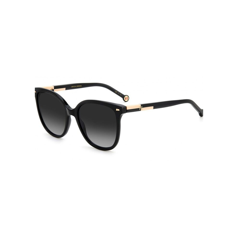 Carolina Herrera Her 0136/S 55/20/145 Black Nude/Dark Grey Shaded Acetate Women's Sunglasses Her 0136/S