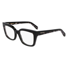 Gafas de Vista - FERRAGAMO - SF3010 - Acetato - Negro/Tortuga Negra - 52/19/140