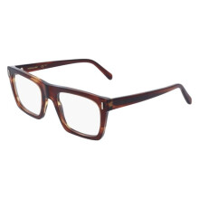 Gafas de vista - FERRAGAMO - SF3029 - Marrón estriado - Acetato - 54/21/150