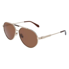 Gafas de sol - FERRAGAMO - SF327S - Titanio - Aviador - Dorado