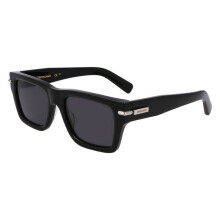 Gafas de Sol - FERRAGAMO - SF2033S - Acetato negro - Tamaño 53/20 - Cuadrado